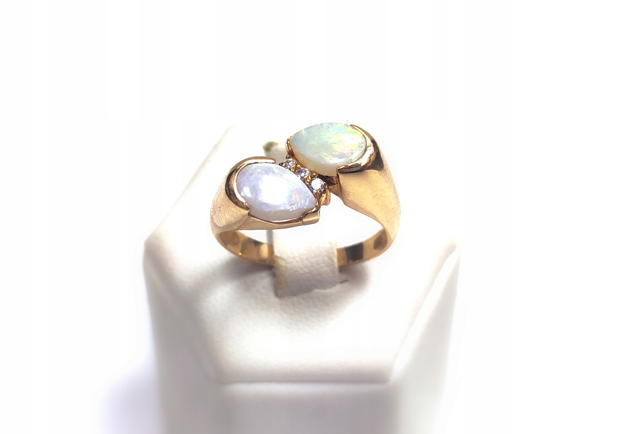 Pierścionek z opalami 585 5,40g interLOMBARD Marka Inna marka