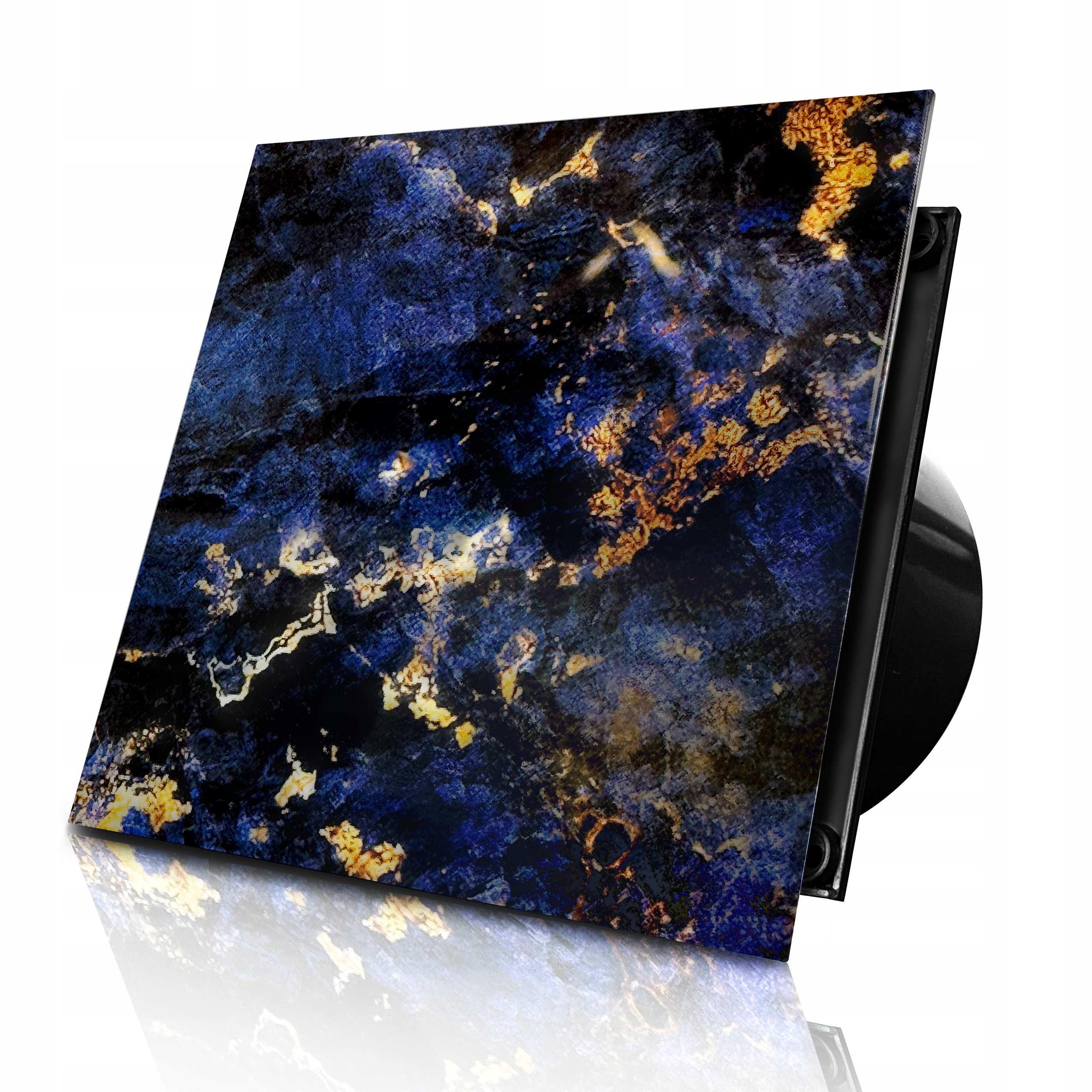 Koupelnový Ventilátor 100 MM Sklo 52 Vzorů 100 M3/H Tichý 35 dB Zpětná Klapka