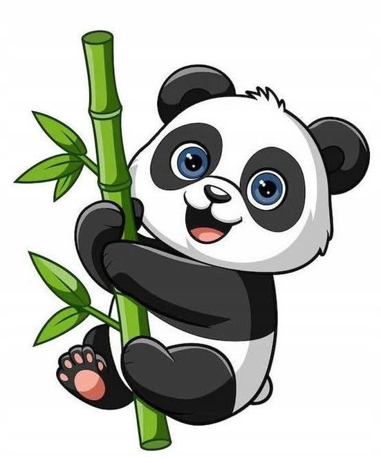 Naklejka 3D na Samochód Auto Gadżety Wodoodporna Miś Panda Bambus 15 cm