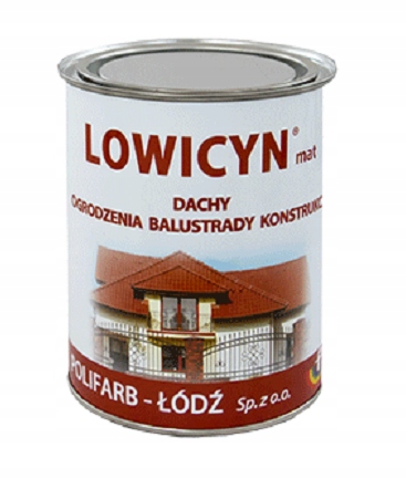 Farba do dachów LOWICYN ral 7016 SZARY ANTRACYT