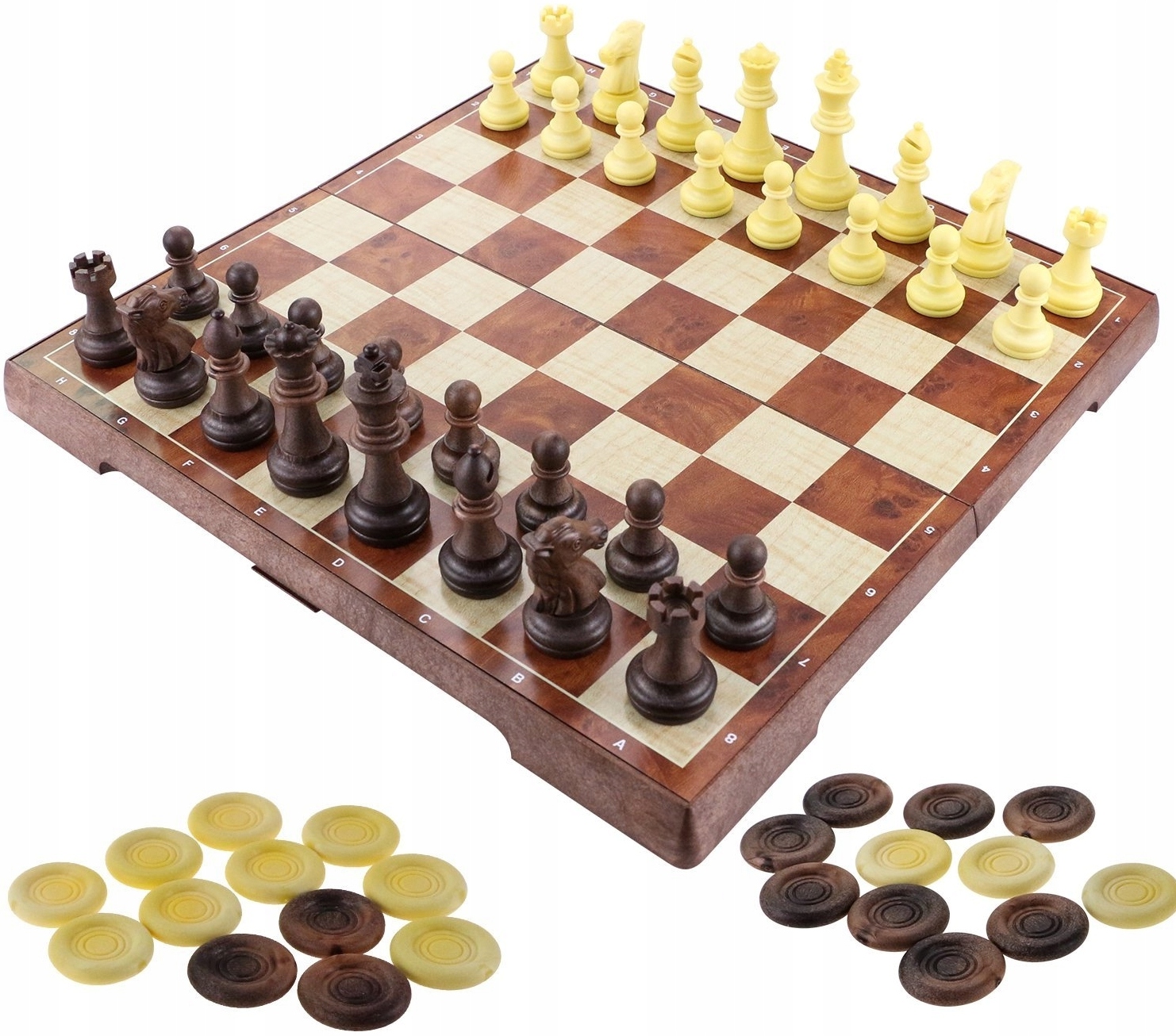 

Duże Szachy Warcaby Magnetyczne na Magnes Pionki