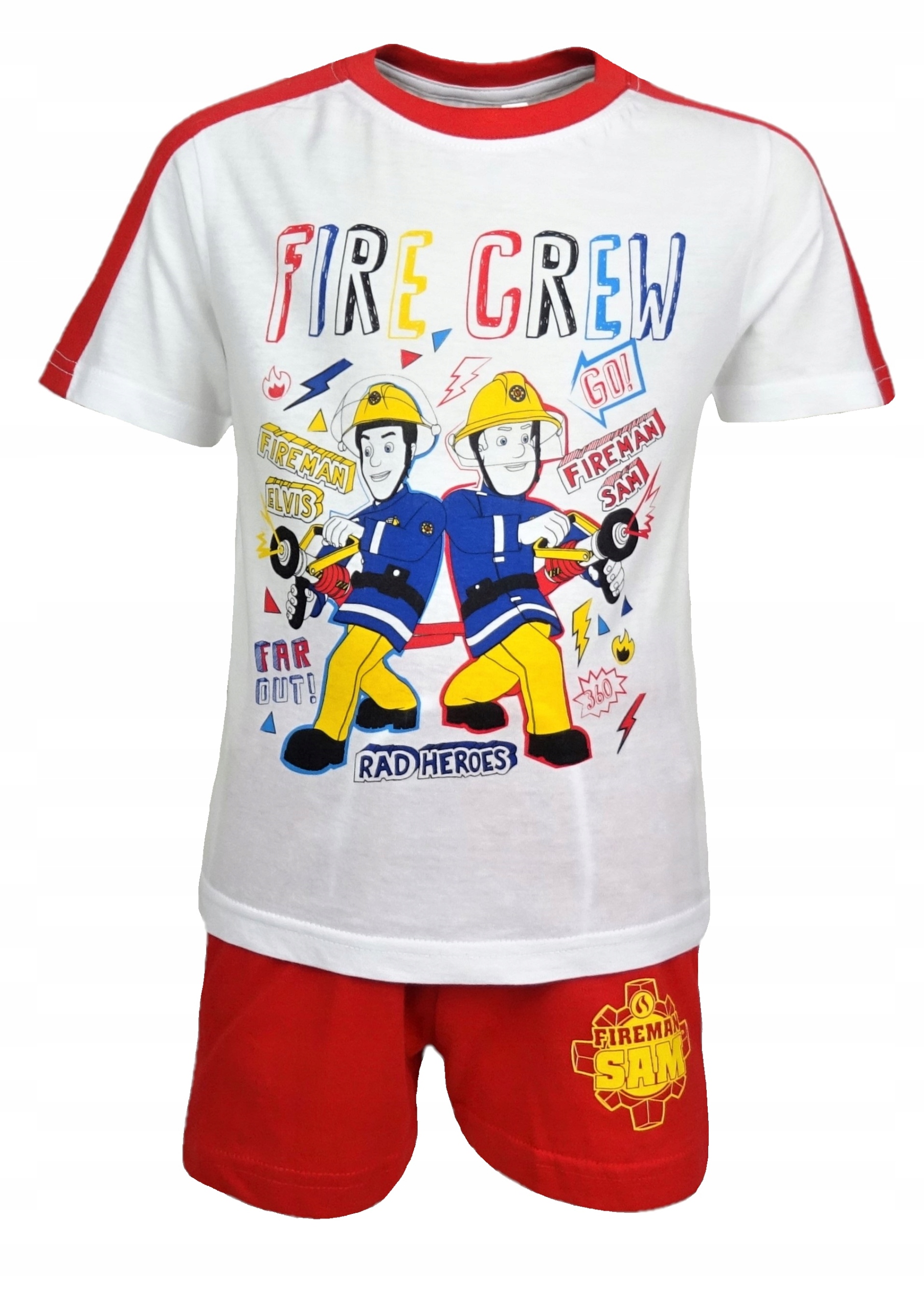 

spodenki Strażak Sam komplet letni t-shirt 98