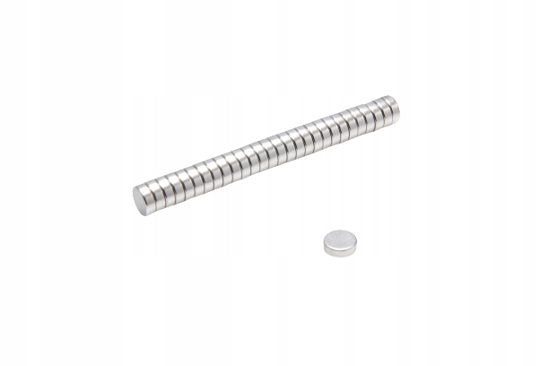 

Magnes Neodymowy Walcowy Mw 6x2 mm N38 100 szt.