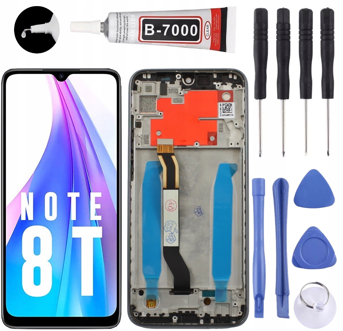 

Wyświetlacz Narzędzia do Xiaomi Redmi Note 8T Ramk
