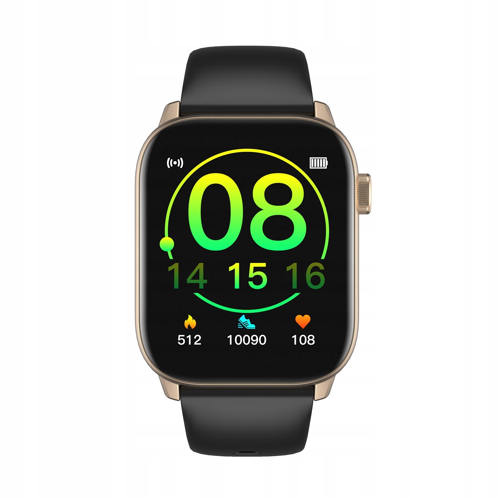 Smartwatch Oro-fit 6 Pro Zlatý IP68 Pulz Tlak Oznámenia