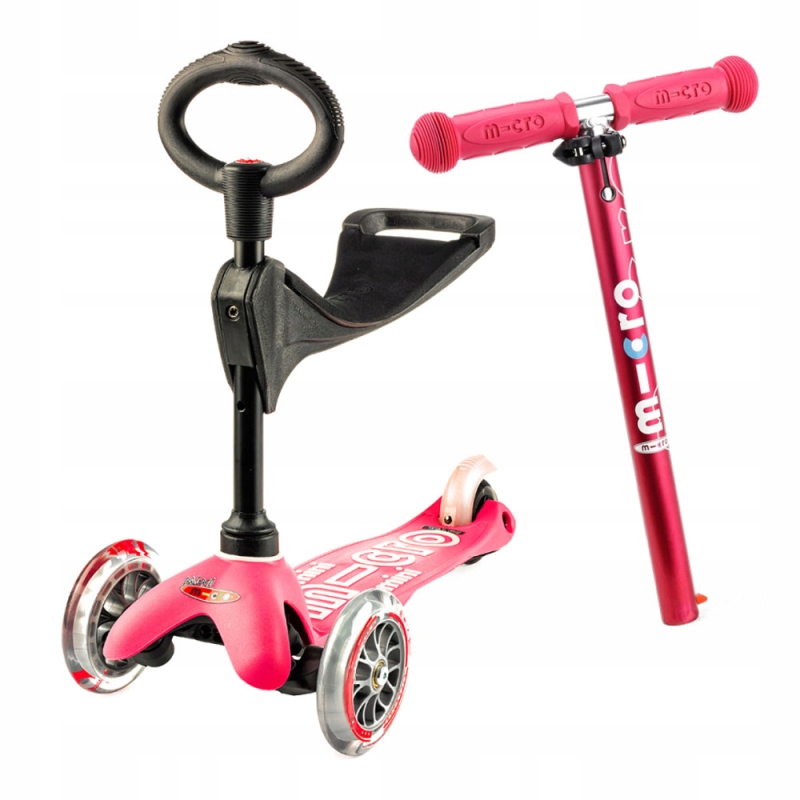 Hulajnoga Mini Micro 3IN1 Deluxe Pink MMD009