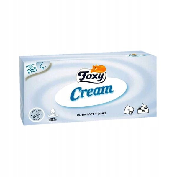 

Foxy Cream Chusteczki higieniczne z kremem 75szt