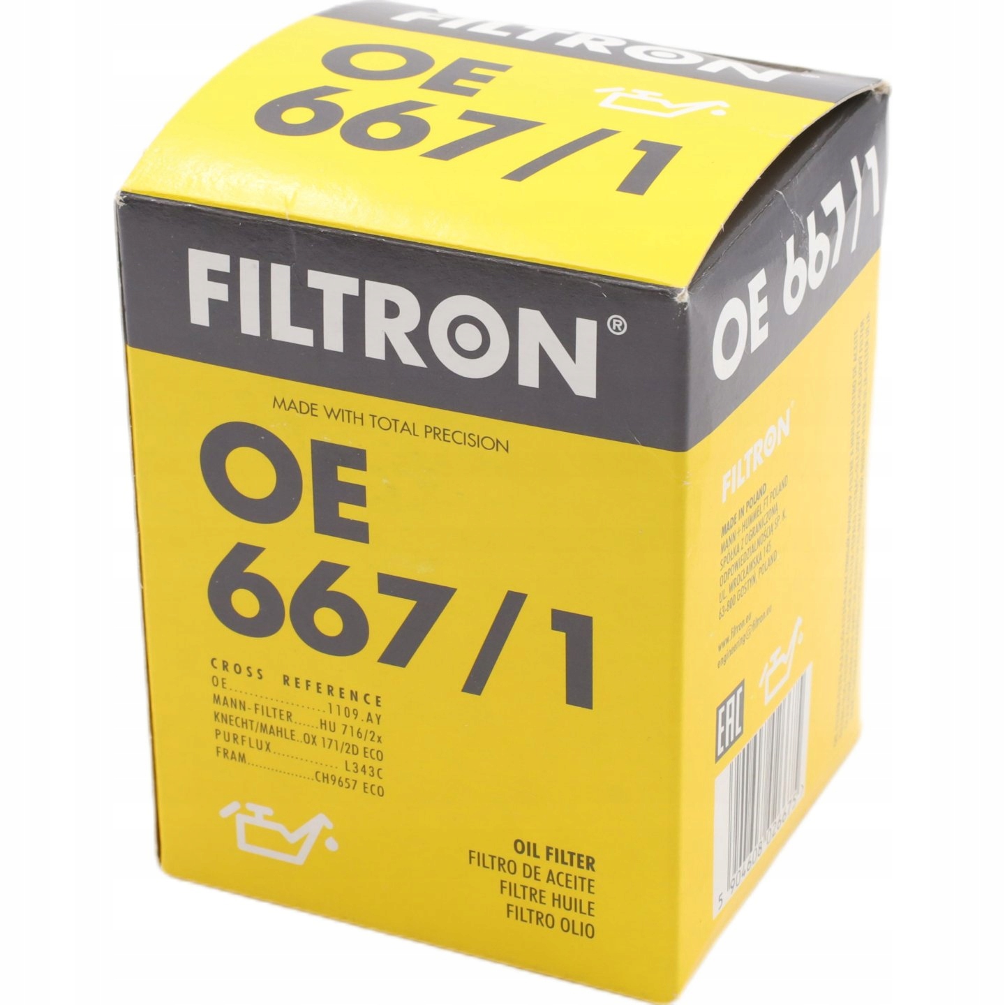 Filtr Oleju Filtron OE667/1 Producent części Filtron