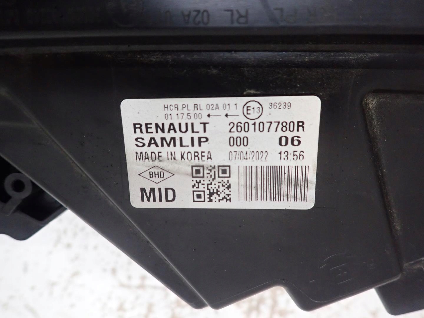 light front front right RENAULT ARKANA 2021- FULL LED