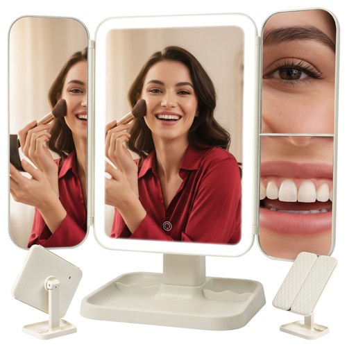 Kosmetické rozkládací Led zrcátko Soulima 26952