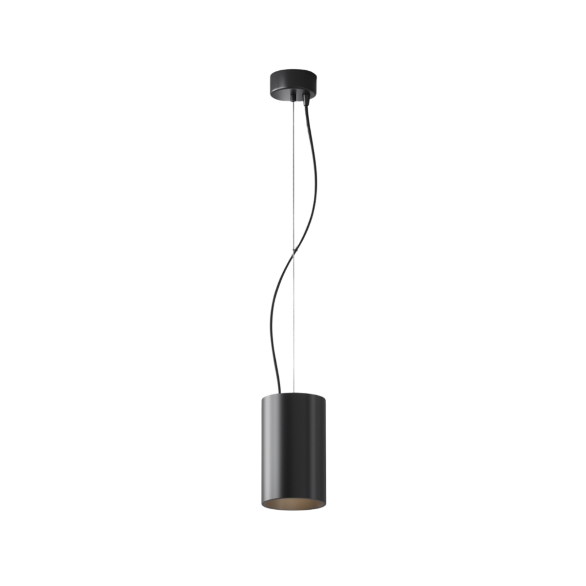 Závesná lampa Maytoni Efir Led 25W čierna stropná trubica 3000K
