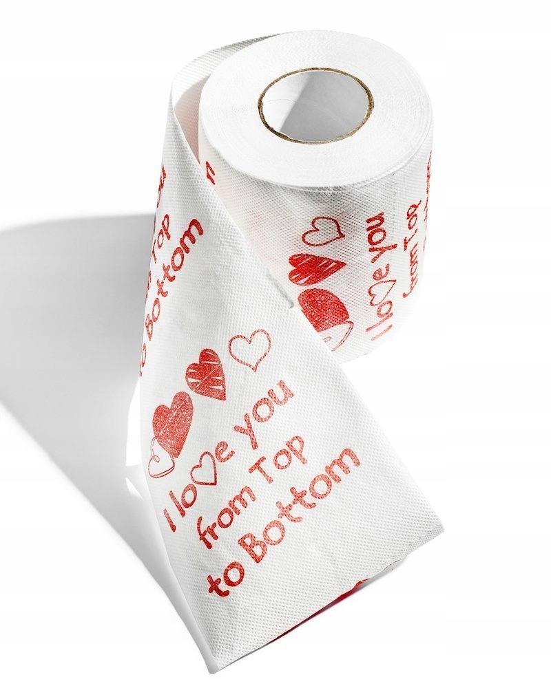 

Papier Toaletowy I Love You śmieszny niego