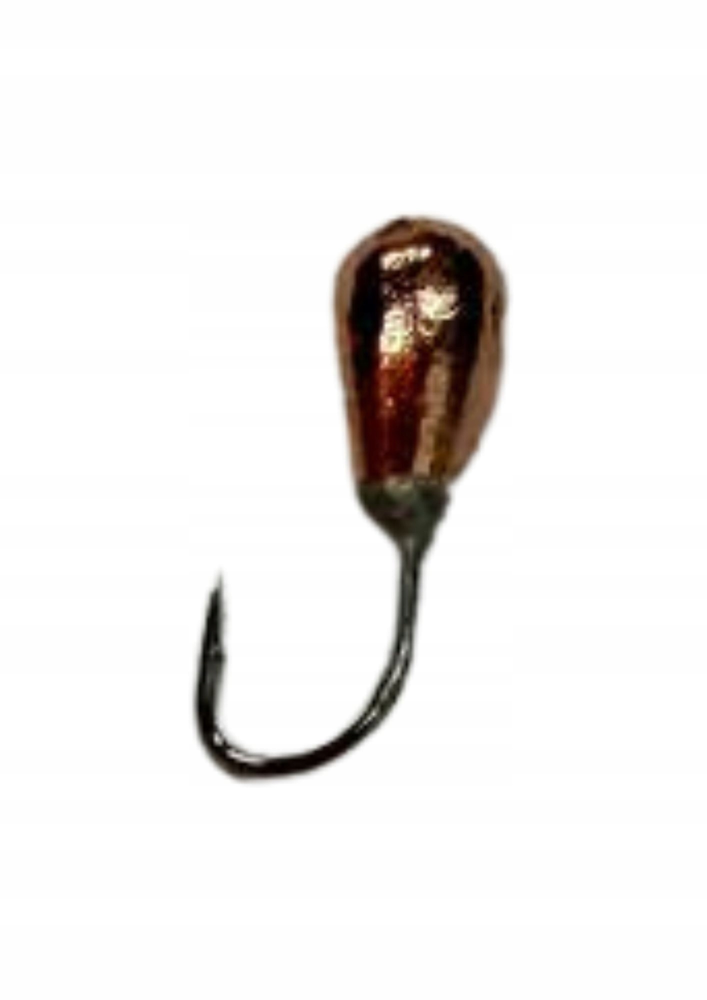 Mormyszka Wolframowa Miedziana Gładka Kropla 10 mm – O41