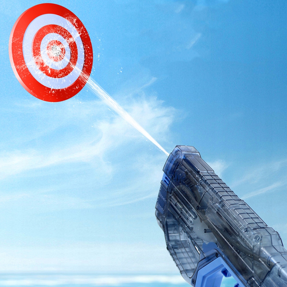 PISTOLET NA WODĘ ELEKTRYCZNY AUTOMATYCZNE WCHŁANIANIE WODY NIEBIESKI Wiek dziecka 3 lata +