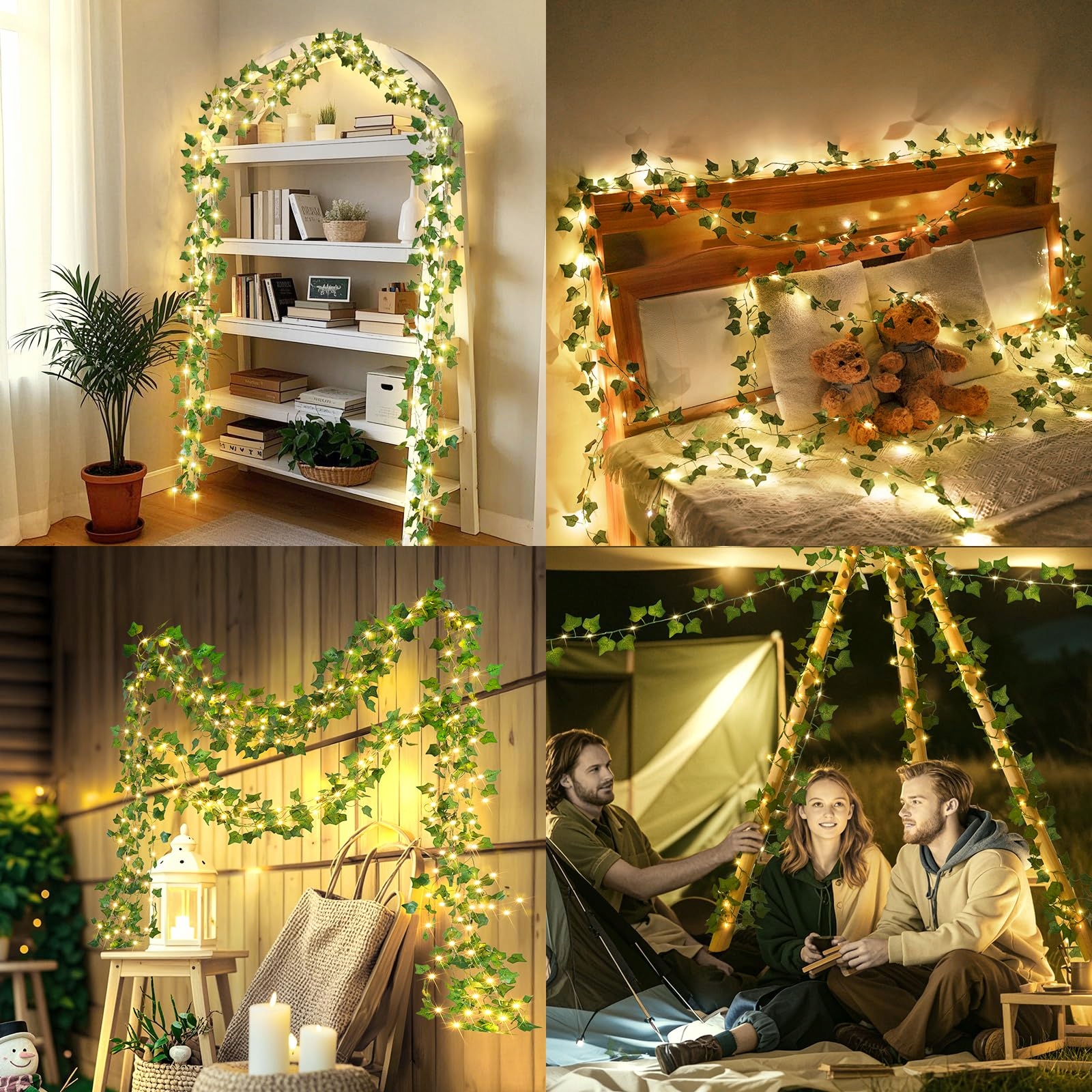 STARRYEVER Girlanda LED 20M 200 Sztuk Solarna USB Zewnętrzna Do Ogrodu — miniatura 5