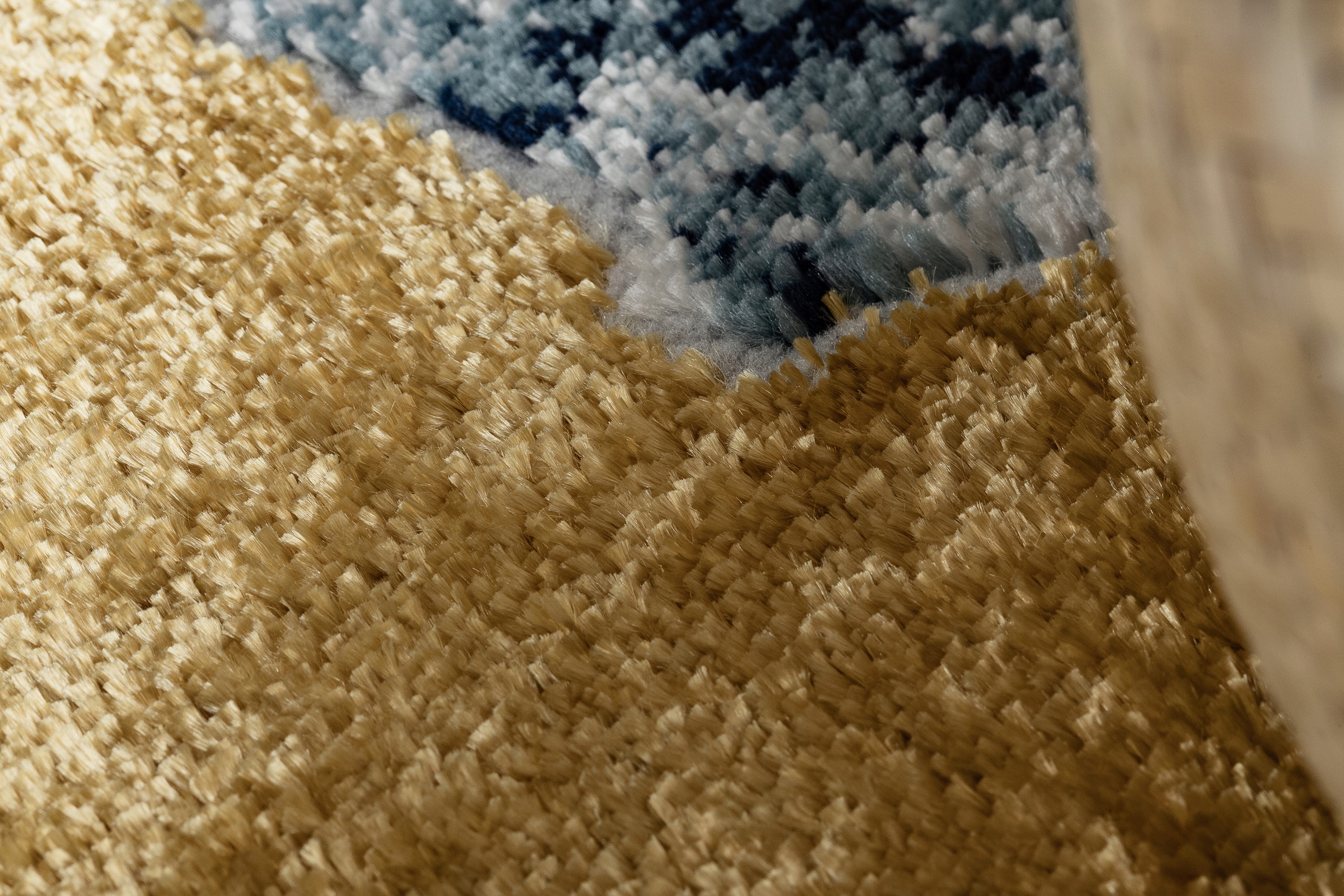 STYLOWY DYWAN 200x290 cm VINTAGE niebieski #AF769 Rodzaj wycinany