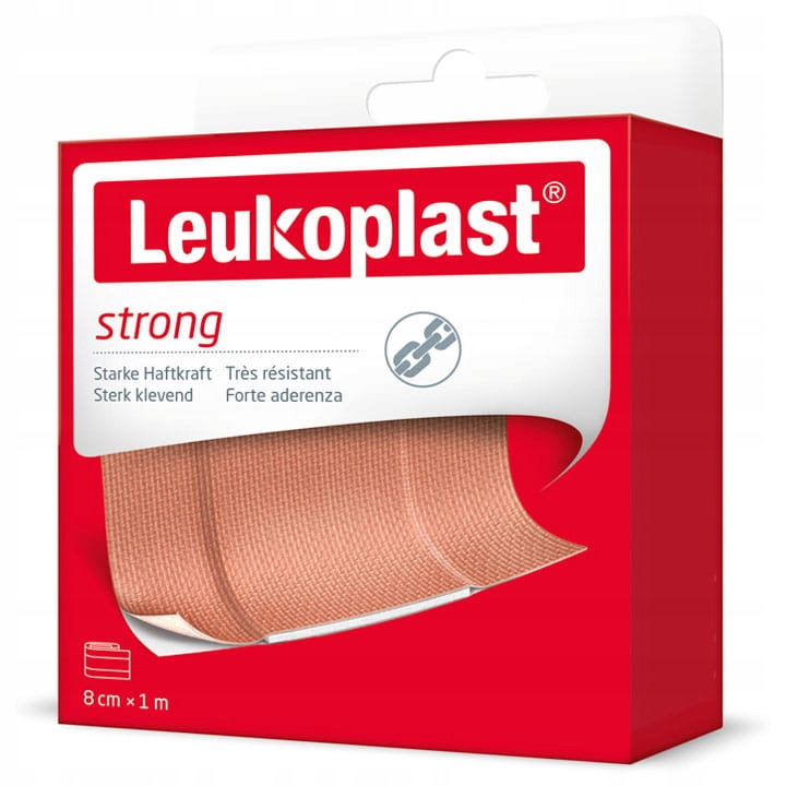 

Leukoplast Strong do cięcia z opatrunkiem 8cm x 1m