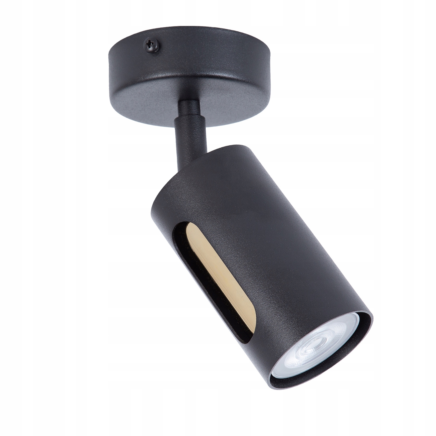 Sigma Lighting Lampa Flow černo-zlatá pohyblivý reflektor 1xGU10 10W