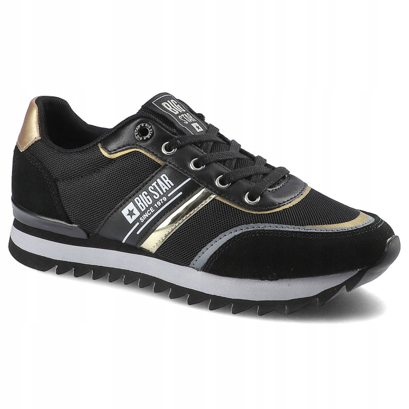Černé tenisky Big Star Dámské kožené boty