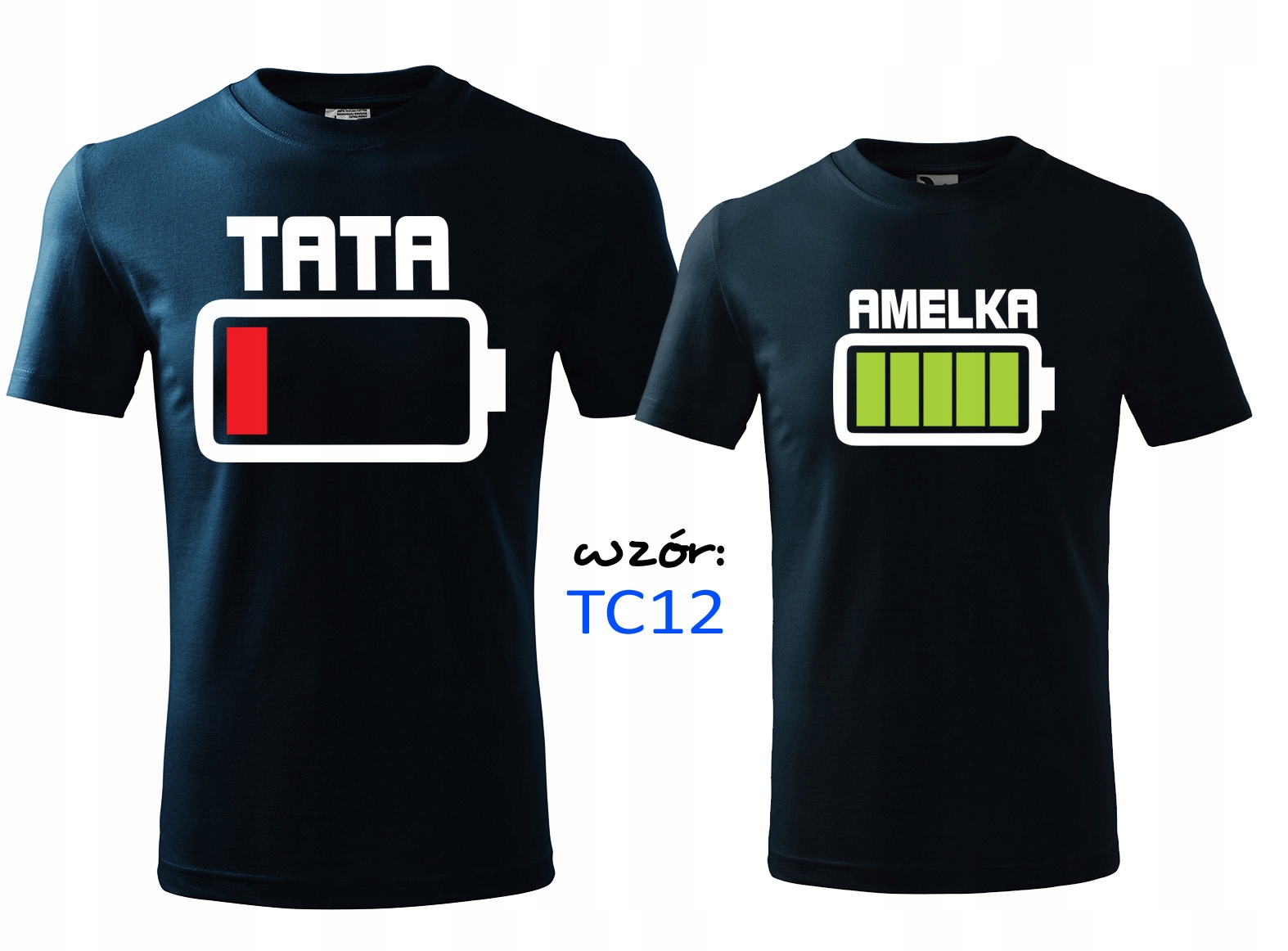 

Komplet Dwóch Koszulek Dla Taty I Córki