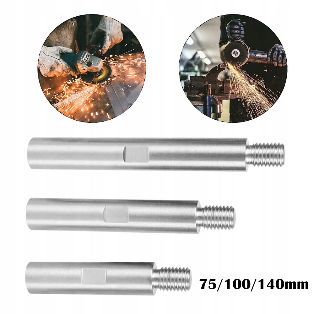 WAŁEK PRZEDŁUŻACZA SZLIFIERKI KĄTOWE 140/100/75MM UCHWYT SZLIFIERKI KĄTOWEJ Rodzaj łożyska inne