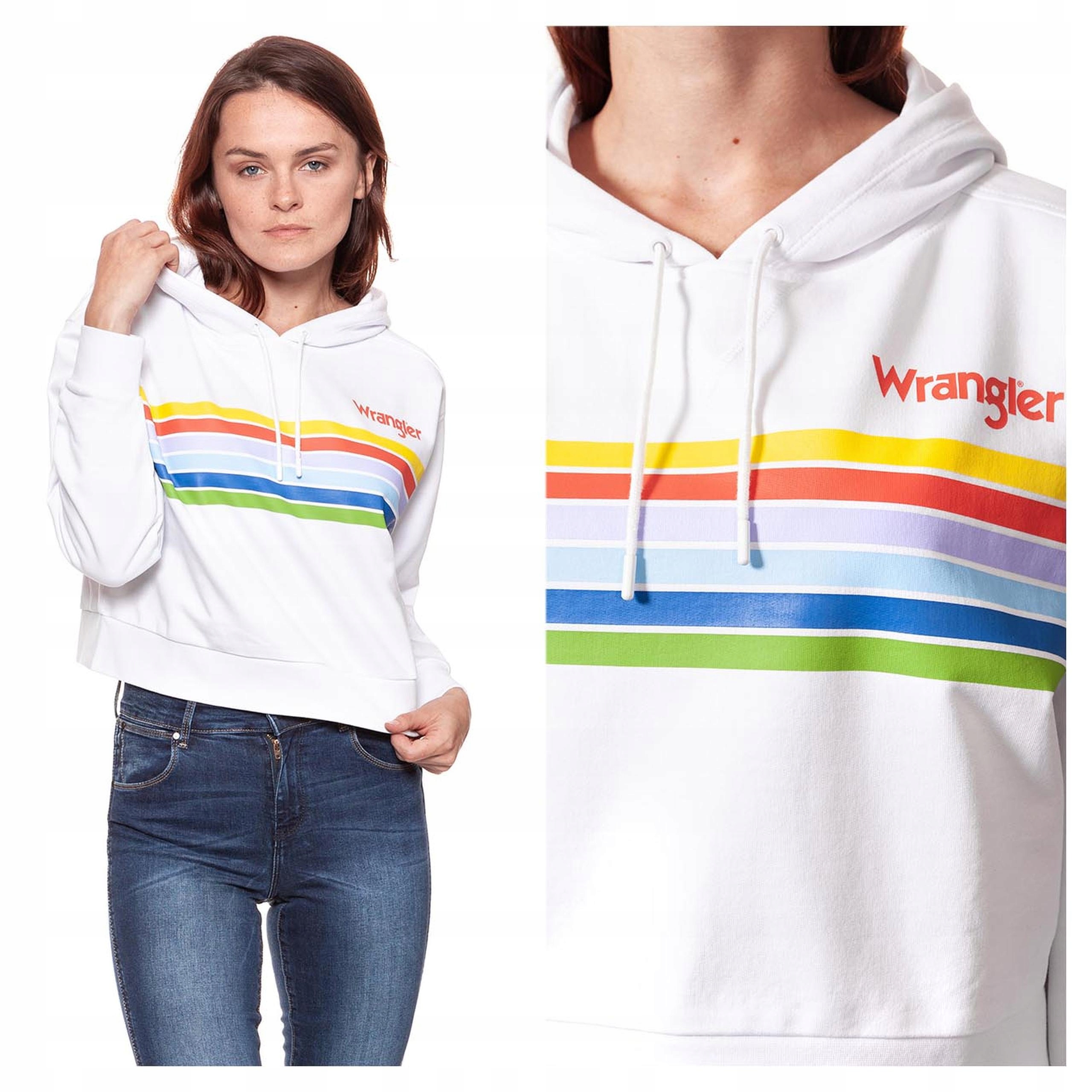 Dámská mikina Wrangler Cropped Hoody Xs