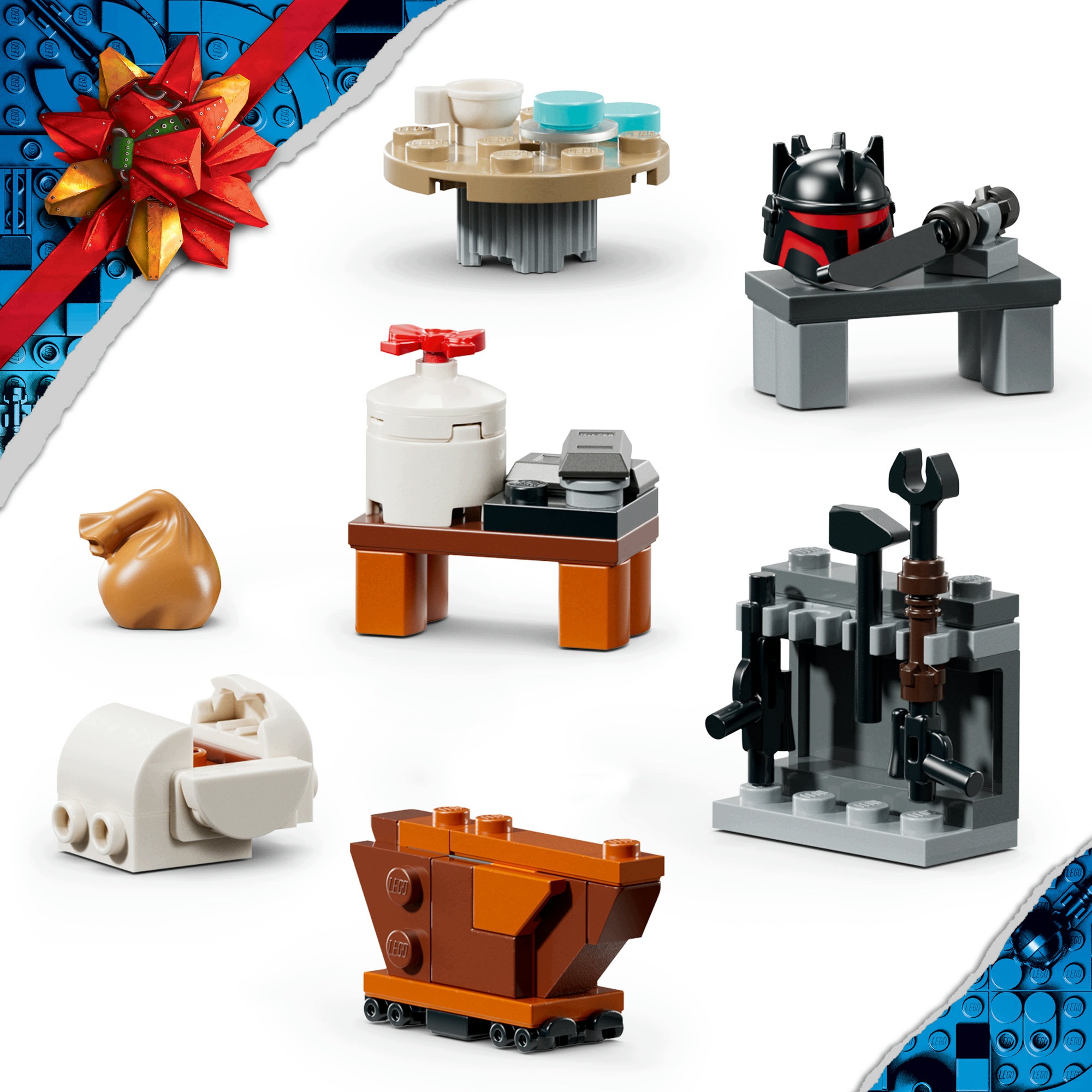 Адвент-календарь LEGO Star Wars 75456 2026, 7 минифигурок и 7 мини-моделей, от 6 лет — фото 6