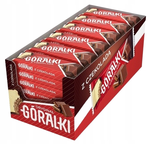 Vaflová tyčinka Góralki Čokoládová 45g/36 kusů