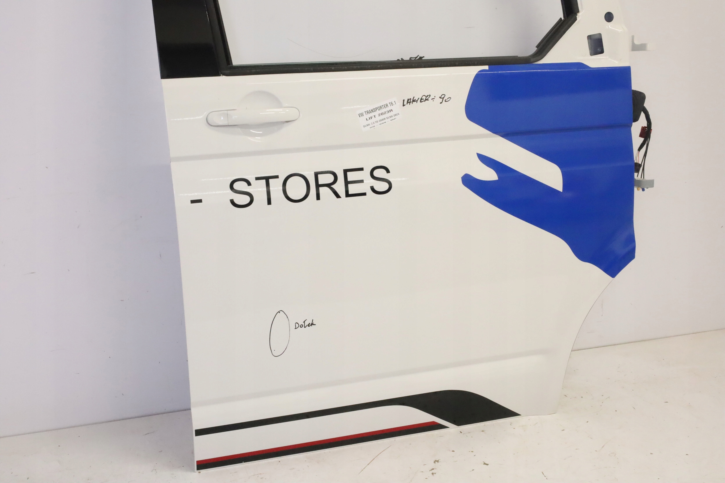 DRZWI PRAWE PRAWY PRZÓD PRZEDNIE VW TRANSPORTER T6.1 2023R LB9A Numer katalogowy części 356347467456YH