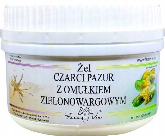

Żel Czarci Pazur z Omułkiem Zielonowargowym 350ml+