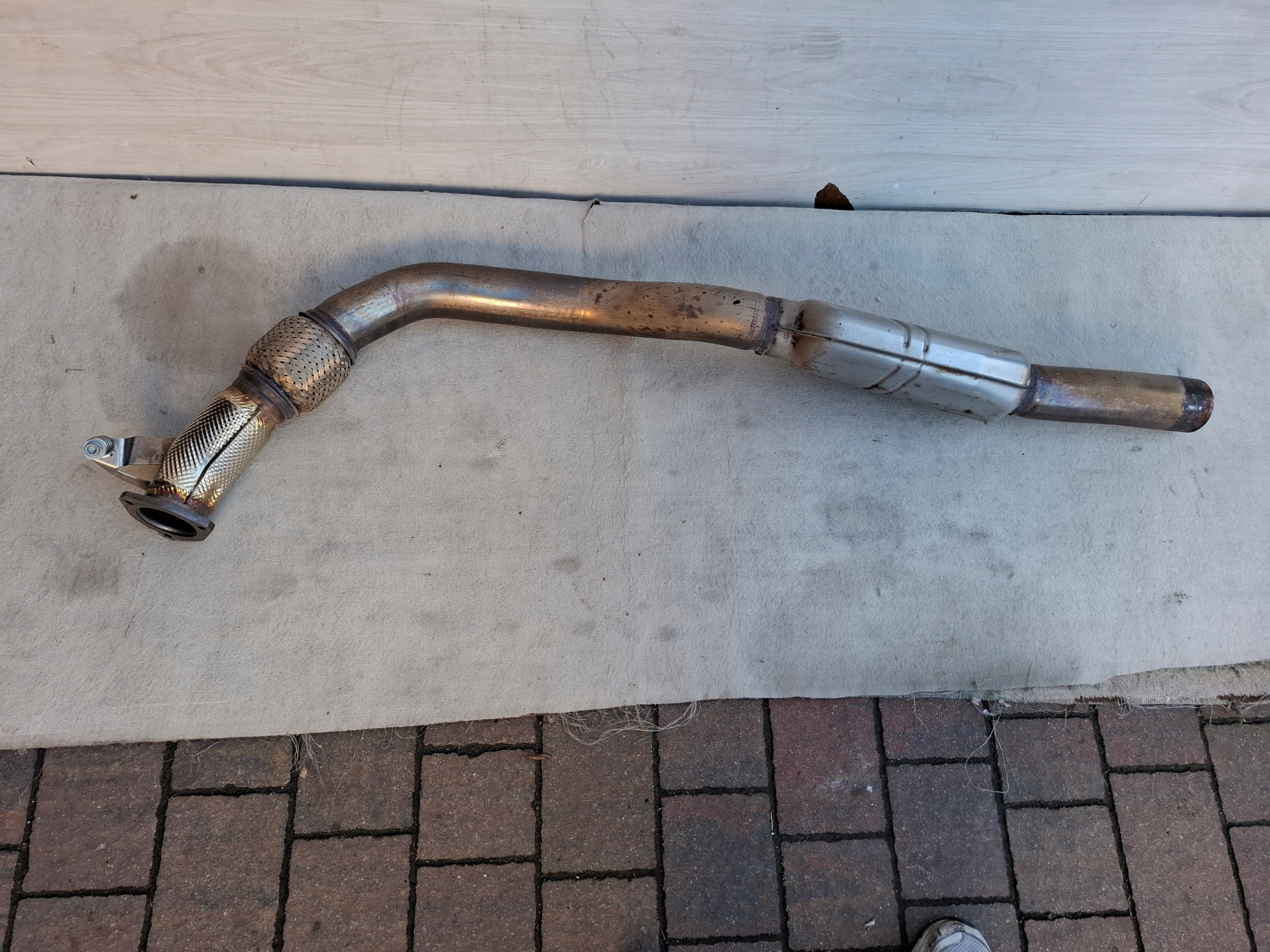 AUDI RS6 4K C8 4.0 TFSI pipe exhaust exhaust pipe 23r