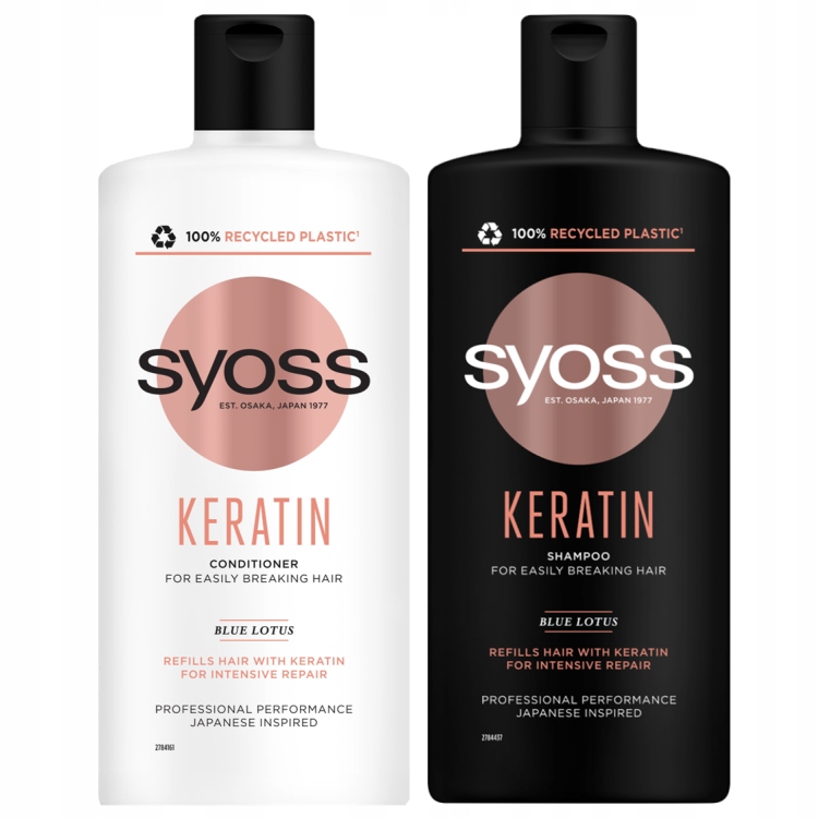 

Syoss Keratin szampon odżywka do włosów 440ml