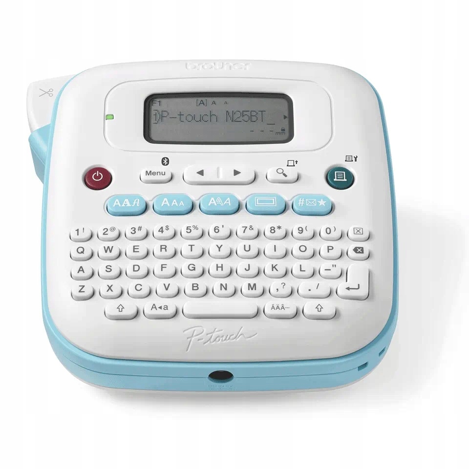 Przenośna drukarka etykiet Brother PT-N25BT z Bluetooth i klawiaturą Qwertz