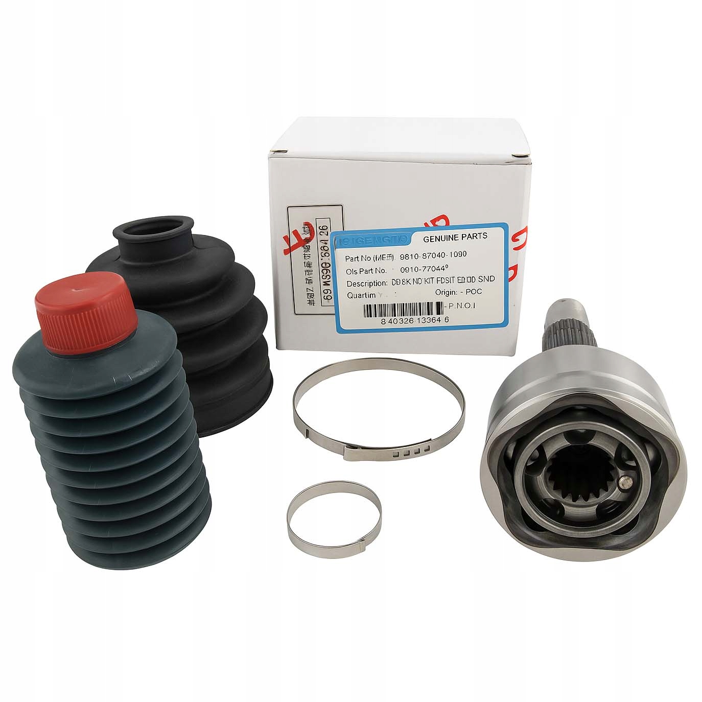 Vonkajší predný zadný kĺb cfmoto 520 625 1000 19 fréz