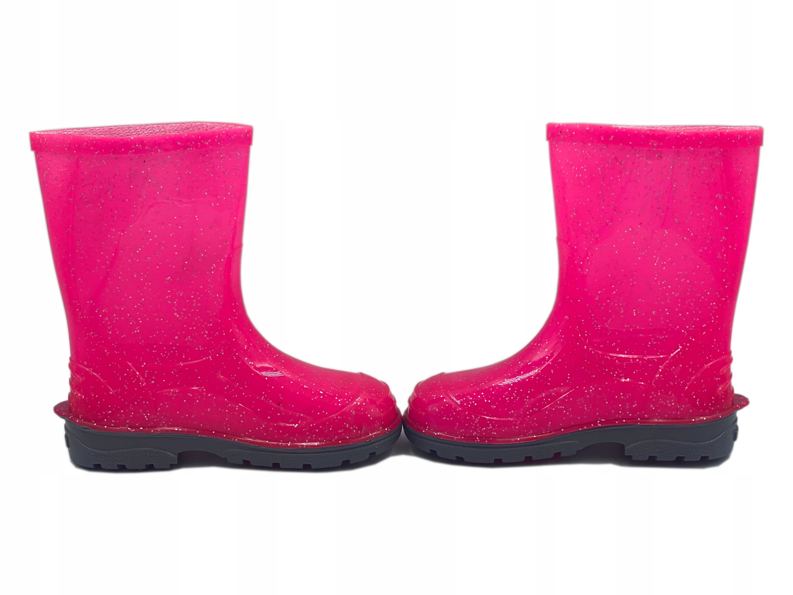 Kalosze LEMIGO Elza róż - brokat PVC Dziecięce 26 Kod producenta 949