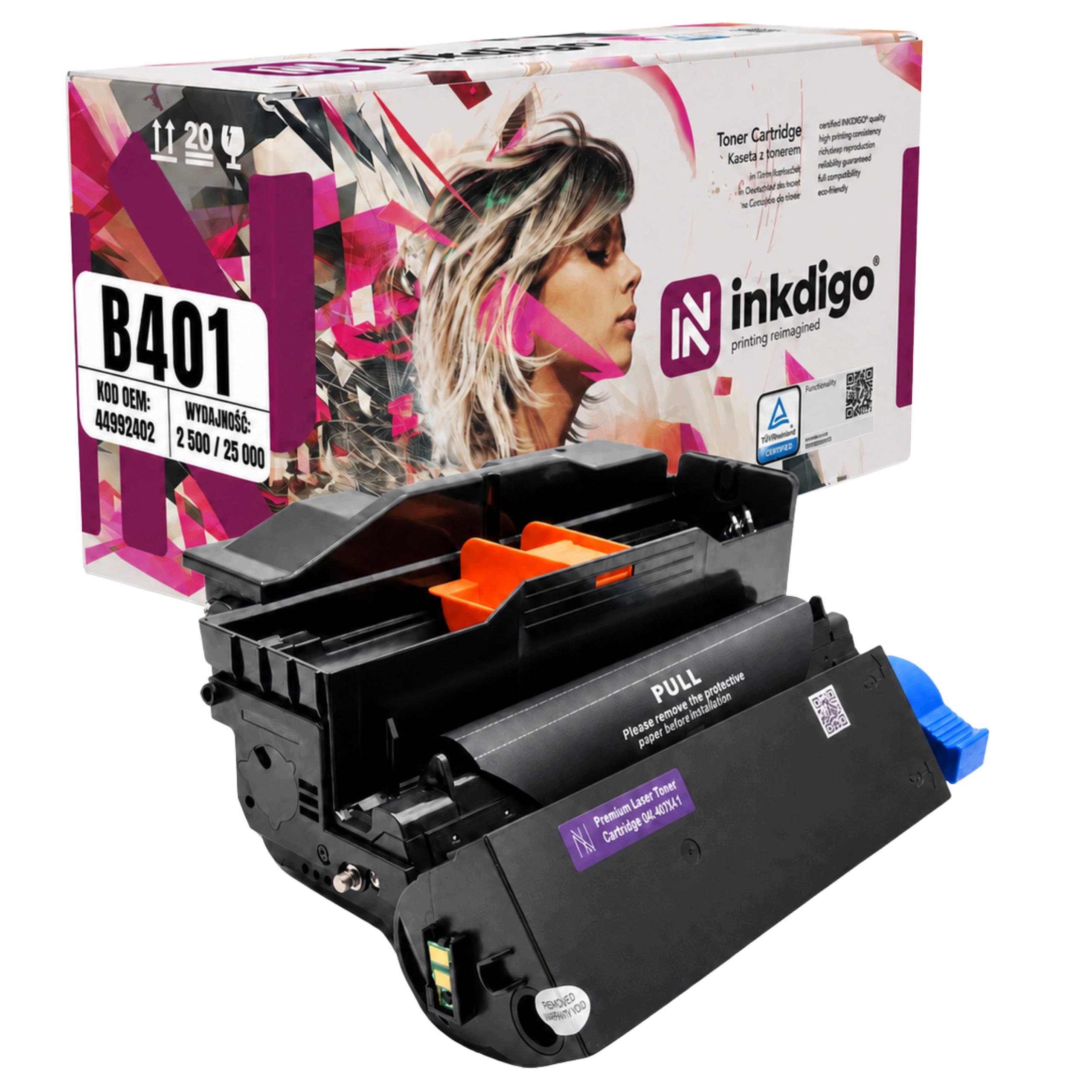 Bęben Toner do Oki B401 B401dn B411 B411dn B411d