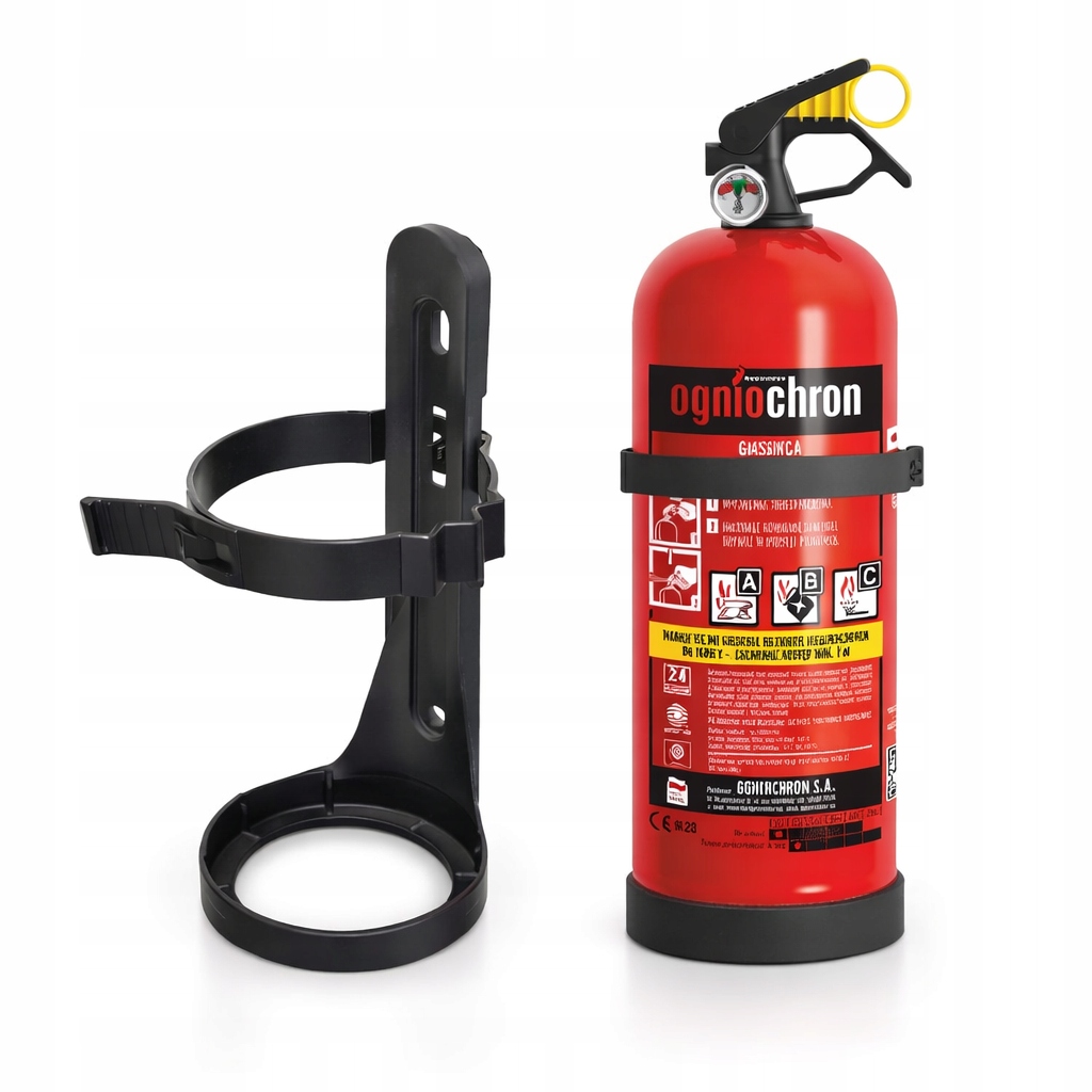 Gaśnica Samochodowa Proszkowa 2KG Gp- 2x Abc/pm Ogniochron Wieszak