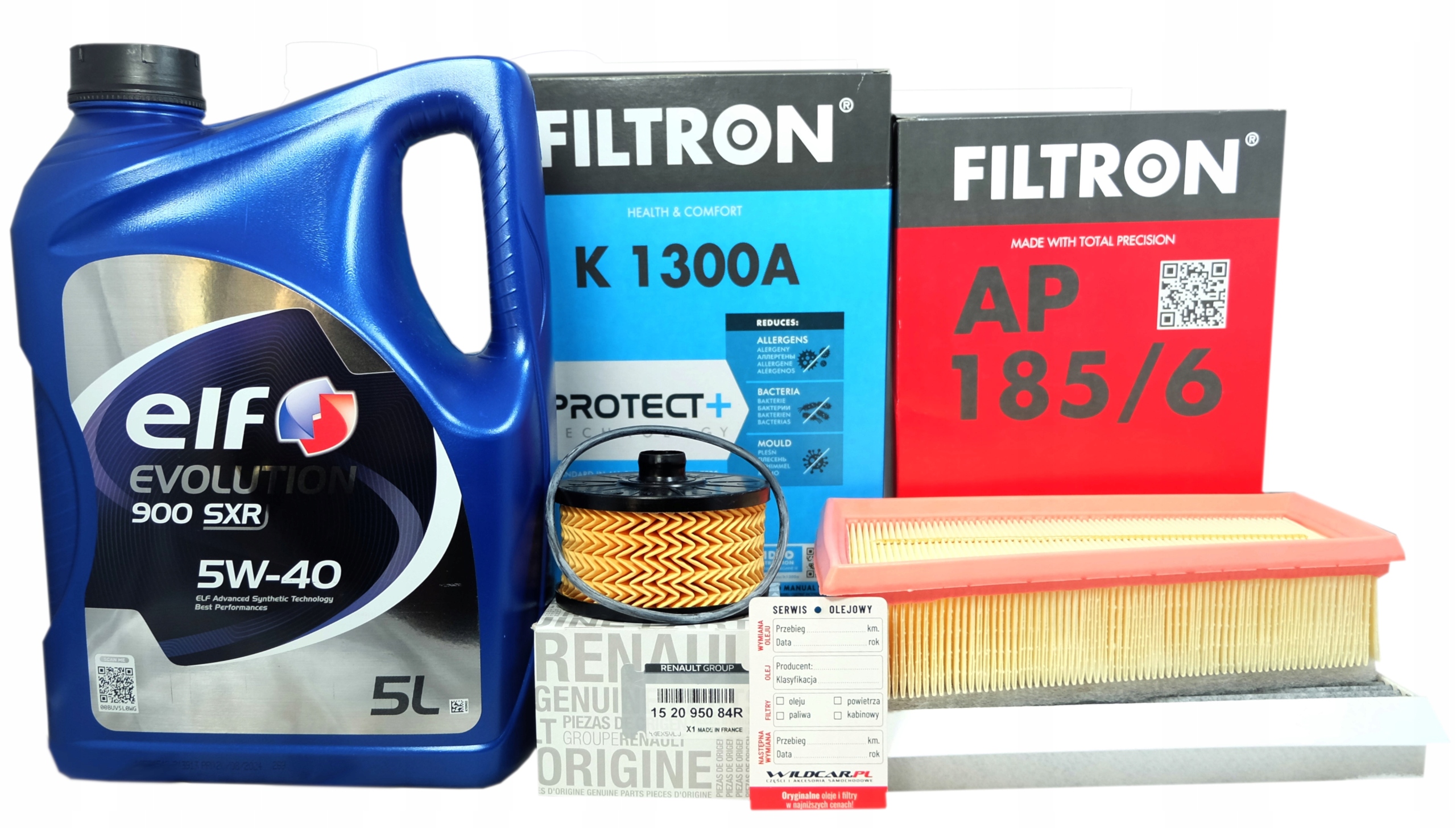 3 x Filter olej Renault Megane 3 III 12- 1.2 TCe