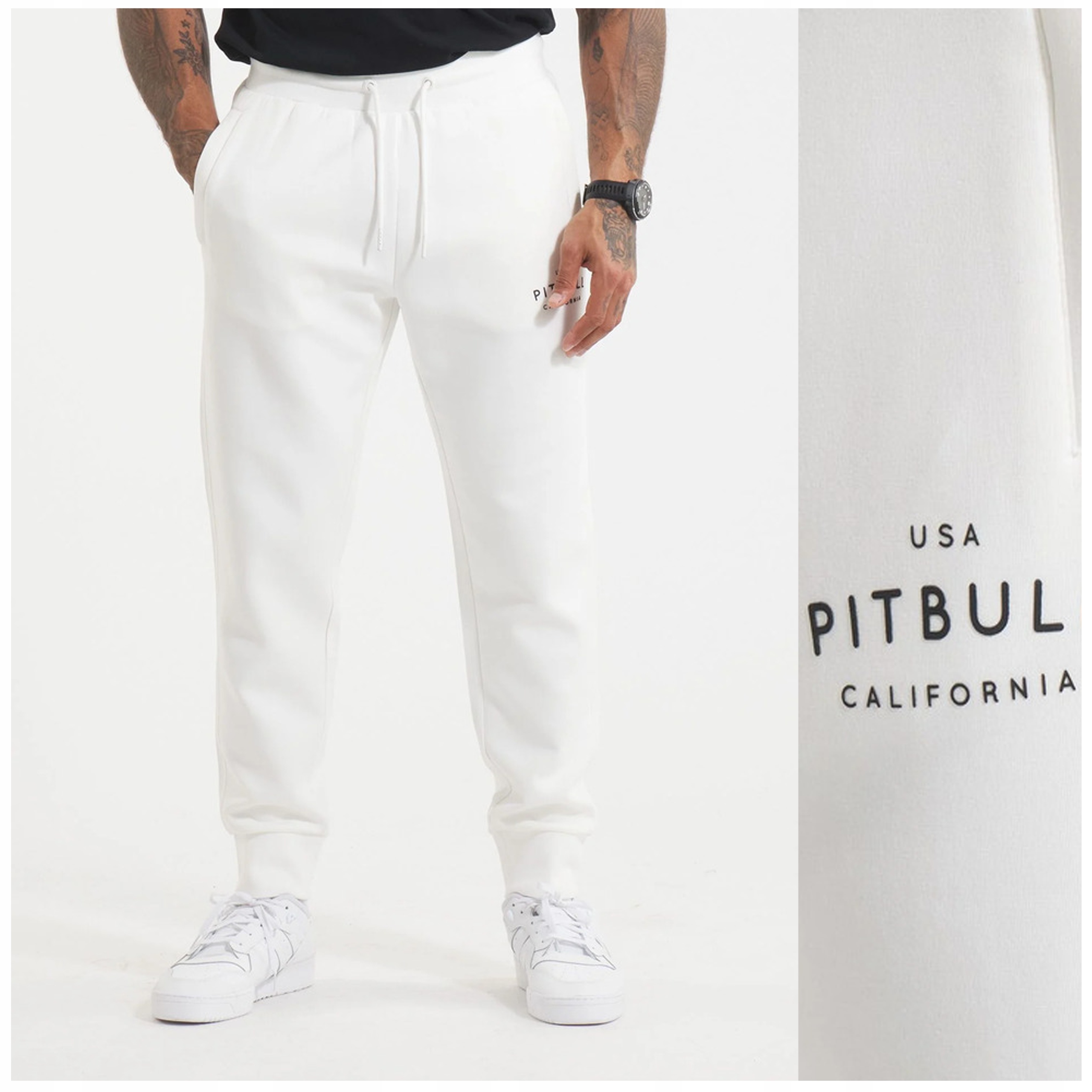 Dresové kalhoty Pit Bull „sampson“ – vel. XXL off white