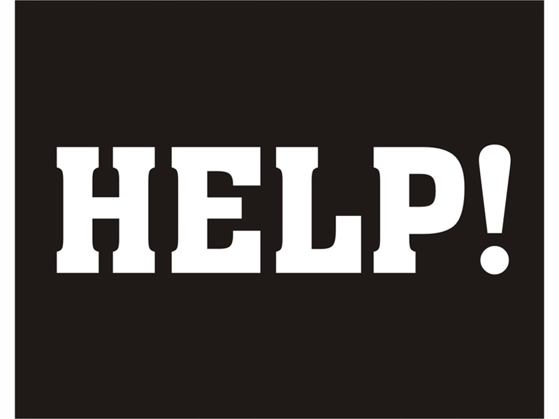 

Naklejki na buty "Help !" 2szt.