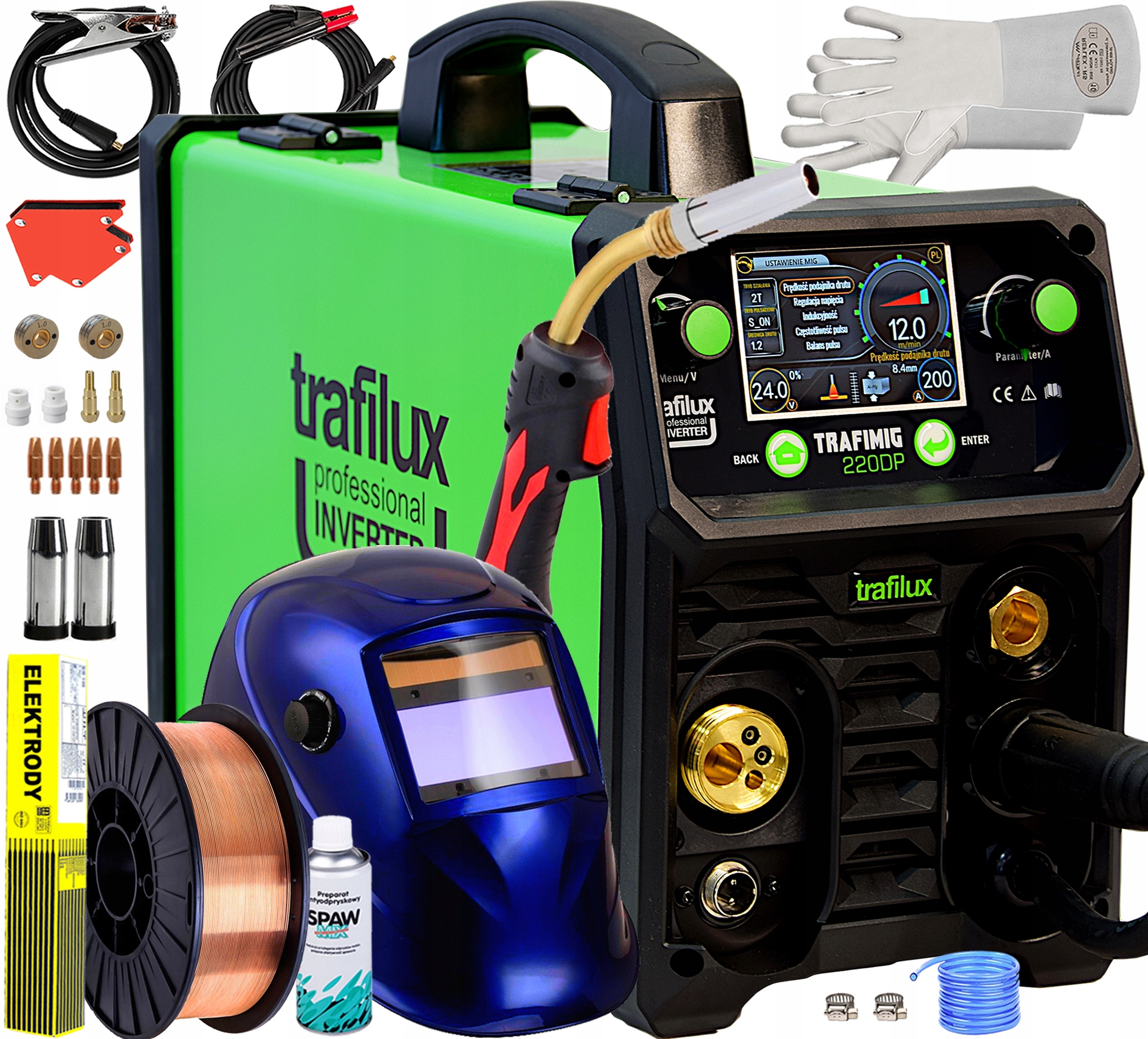 Invertorová Svářečka Mig Trafilux 200A Paměť 4T