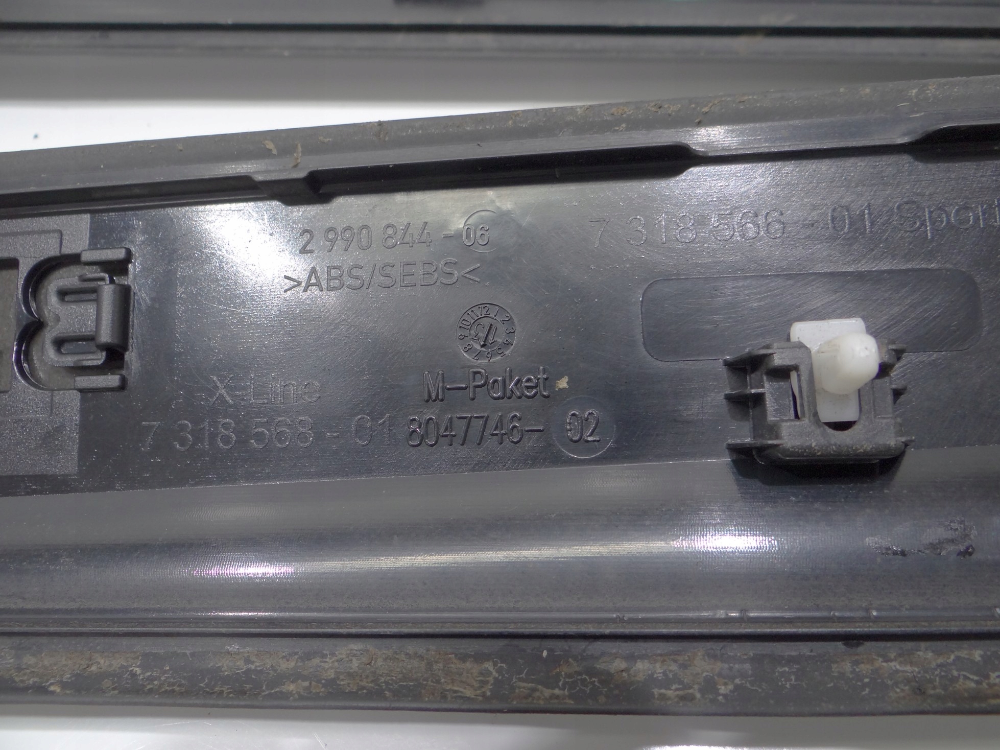 mouldings threshold front BMW X1 E84 OE 7318565 7318566 (14701984)