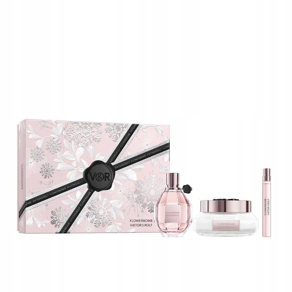 Viktor+rolf Flowerbomb – Parfémovaná Voda 100 Ml+telový Krém 200 Ml+voda Pe