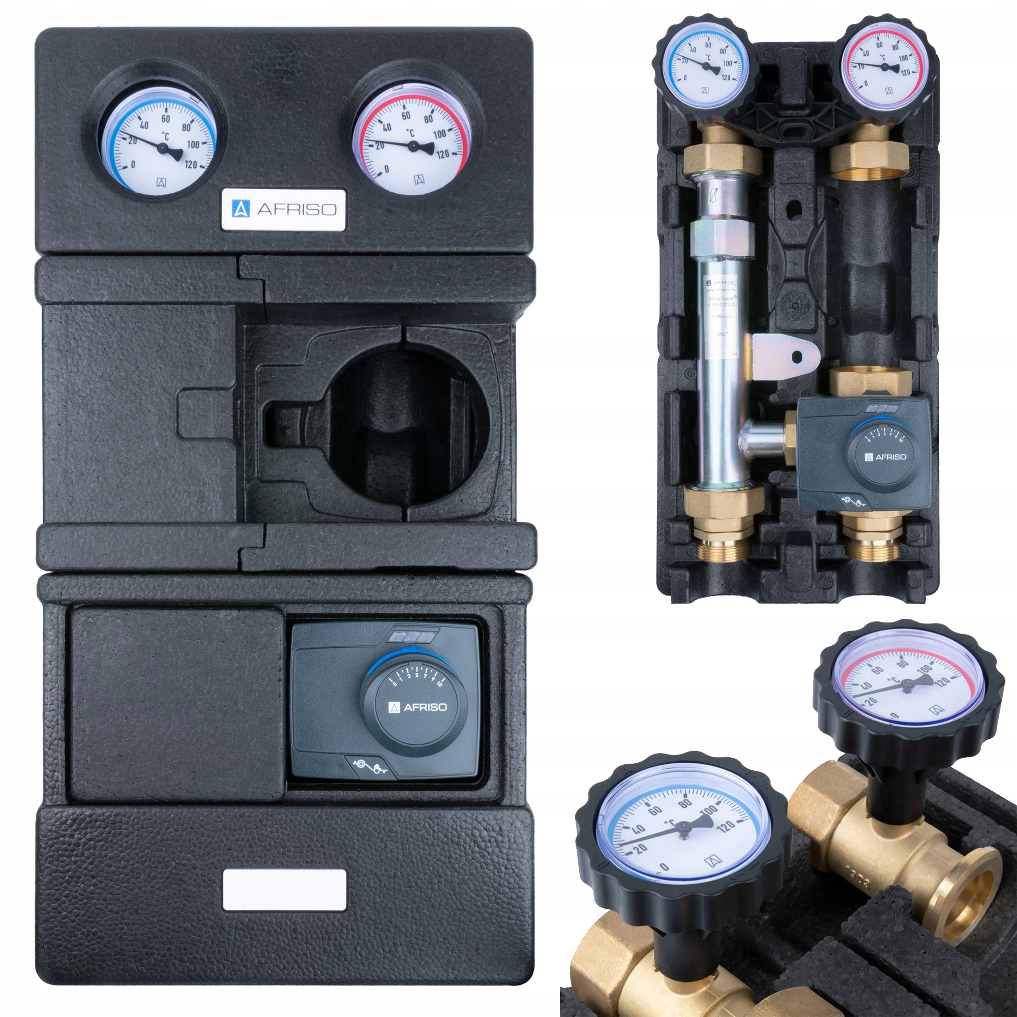 Čerpacia Skupina Afriso Primotherm K 180-2 1 1/4 DN32 S Miešaním Bez Čerpadla