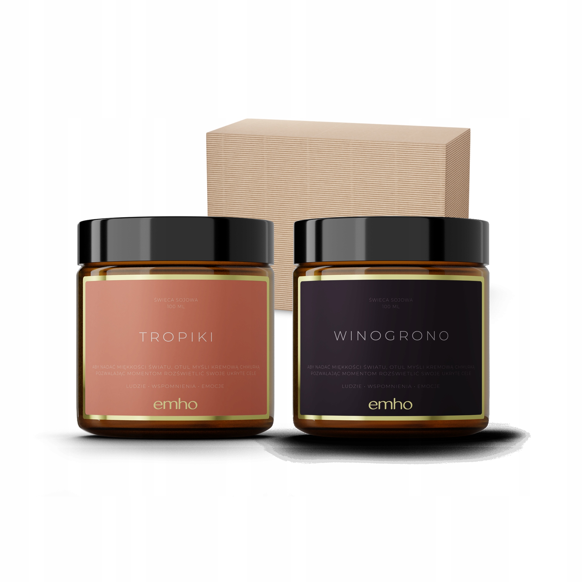 Dárková sada Sójové svíčky Tropiki+winogrono