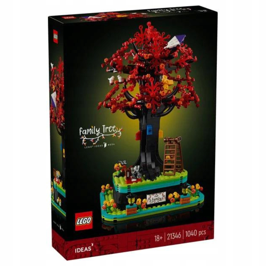 Lego Ideas 21346 Rodinné Stromy Velká sada 1040 ks Ozdoba Přívěsky