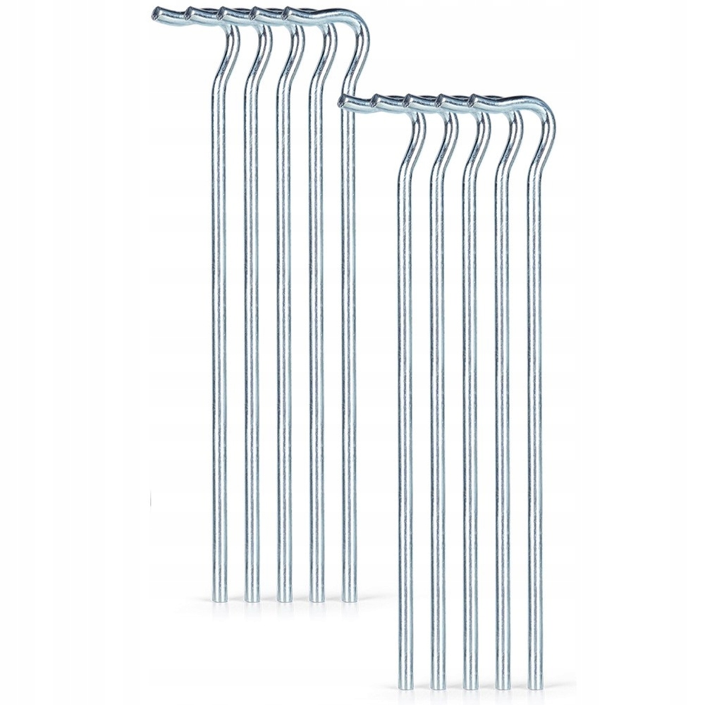 Zestaw Śledzi Do Namiotu Metalowych Galwanizowanych 23 CM 10 Szt