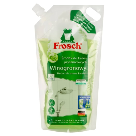 3x Frosch Hroznový prostředek do sprchových koutů sáček