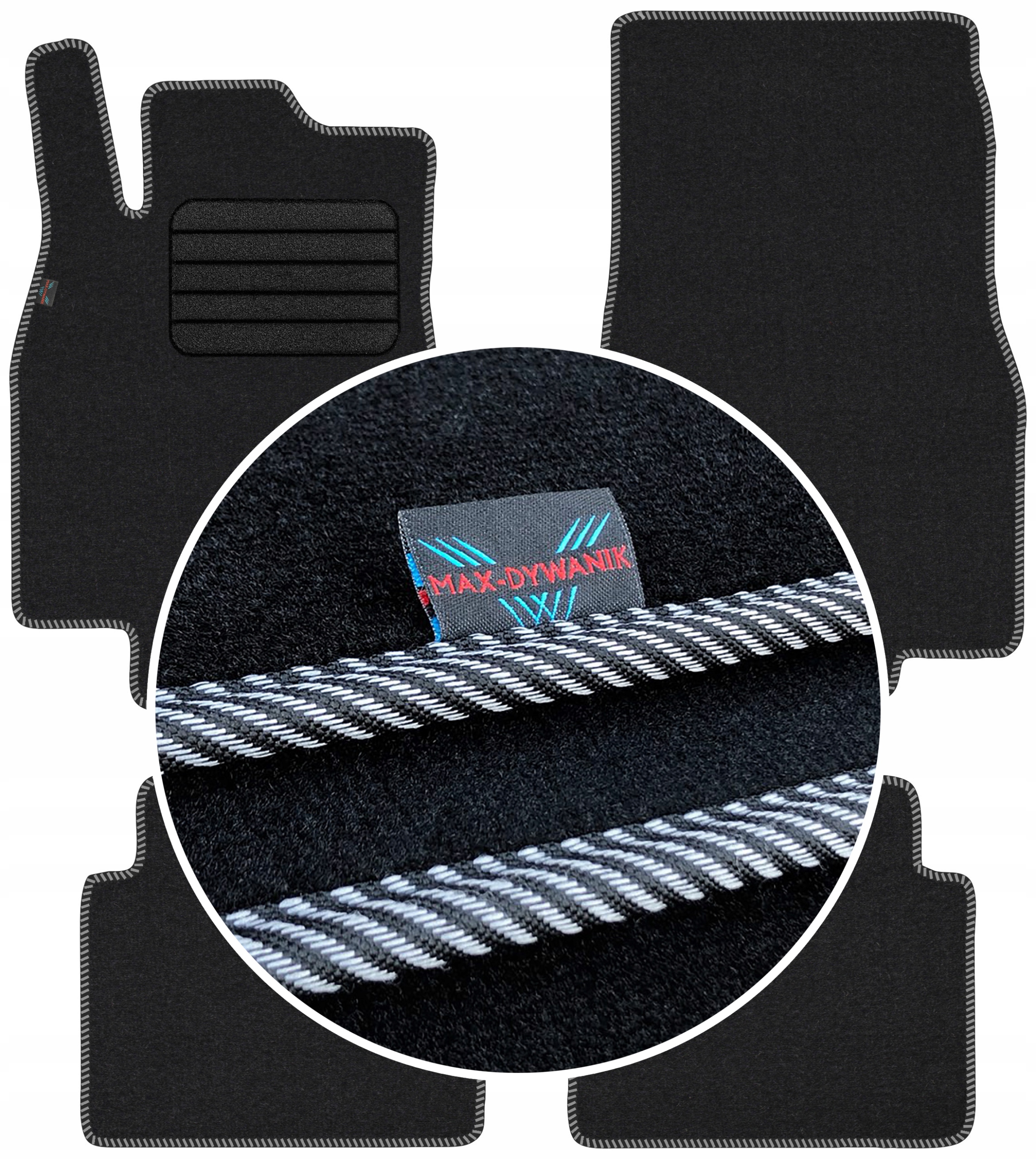 B-клас W245 2005-2011 велюр для автомобіля