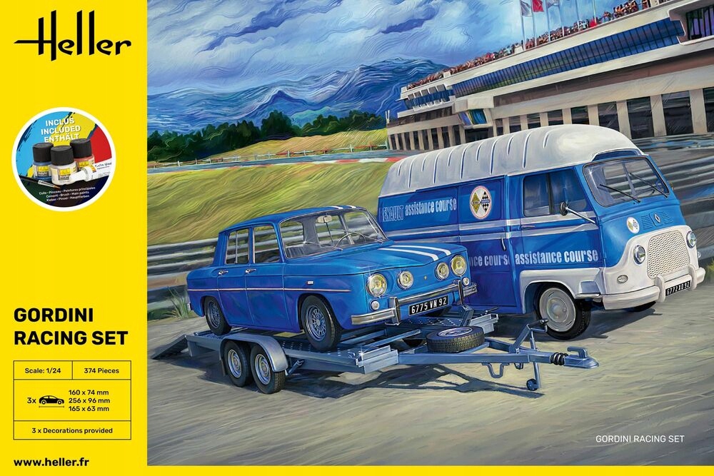 Startovací Sada Gordini Racing Set Heller 52328 v měřítku 1/24